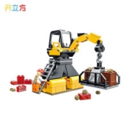 开立方 建筑系列积木 2803D 电动吊车 122颗粒*3件