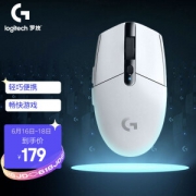PLUS会员：logitech 罗技 G304 无线鼠标 白色