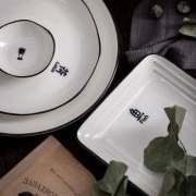 UP STYLE 悠家良品 陶瓷釉下彩 8寸深盘