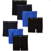 Calvin Klein 卡尔文·克莱恩 男士棉质经典四角内裤7条装 NU2666 到手179.21元