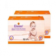 爱乐爱（Eleser）婴儿纸尿裤 M34*2箱装