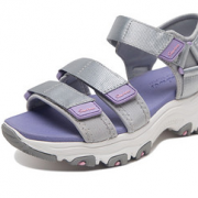 SKECHERS 斯凯奇 女童魔术贴凉鞋