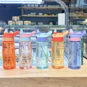 可爱水杯便携杯子男女学生幼儿园防摔防漏杯