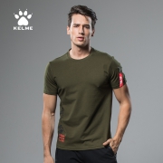 KELME 卡尔美 3681041 男士含棉短袖T恤