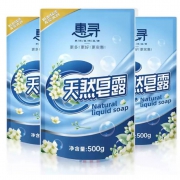 京东极速版：惠寻 天然洗衣皂露  补充装500g*3袋
