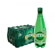 法国进口 巴黎水 Perrier 原味 天然含气矿泉水 500ml*24瓶