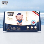 精典泰迪 Classic Teddy 纸尿裤 L码 6片