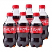京喜app：可口可乐 Coca-Cola 汽水 碳酸饮料 300ml*6瓶