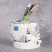 HUIQIBAO TOYS 汇奇宝 太空人 宇航员火箭笔筒 837颗粒