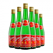 88VIP：西凤酒 高脖绿瓶 55度 凤香型 白酒 500ml*6瓶
