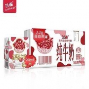 兰雀 唯鲜 全脂高钙纯牛奶 200ml*24盒*4件