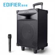 广场摆摊神器！EDIFIER 漫步者 D3-8 专业蓝牙拉杆音箱