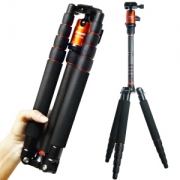Fotopro 富图宝 X-4C FPH-42Q(O) 碳纤维 轻便携三脚架云台脚架套装组