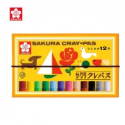 SAKURA 樱花 LP12R 油画棒蜡笔 12色套装粗支款