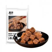 京东极速版：惠寻 牛肉粒五香味100g