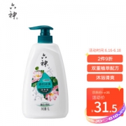 六神 清怡清爽沐浴露(莲心+荷花） 1000ml