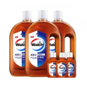 威露士 Walch 家居除菌消毒液1L*3+60ml*3
