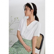 PLUS会员：FANSILANEN 范思蓝恩 Z211249 女士衬衫