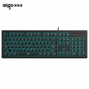 aigo 爱国者 V600 墨黑 108键 薄膜键盘