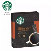 星巴克 中度烘焙 精品速溶咖啡 2.3g*10条/盒+凑单品
