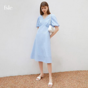 PLUS会员！FANSILANEN 范思蓝恩 Z211687 女士公主连衣裙