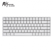 RK84（857）机械键盘  无线2.4G三模办公键盘  白色茶轴