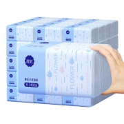 漫花 原木抽纸整箱 400张*18包