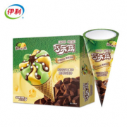 PLUS会员！yili 伊利 巧乐兹 抹茶芝士口味 脆皮甜筒冰淇淋 73g*6/盒