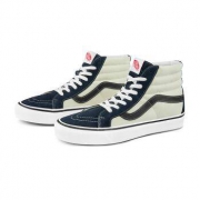 16日0点：VANS 范斯 VN0A38GF4UJ 男女款安纳海姆蓝白拼色板鞋