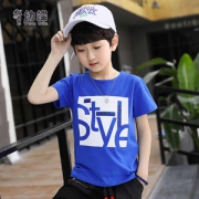 幼蝶 新款男童夏装 100%纯棉短袖t恤