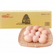 京东极速版：堆草堆 土鸡蛋  10枚 350g-420g