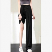 Plandoo 帕兰朵 直筒冰丝阔腿裤  PA0538YLG10