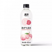京东极速版：惠寻 白桃味无糖苏打水饮料 480ml*6瓶