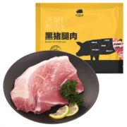 PLUS会员！某东跑山猪 黑猪后腿肉 400g