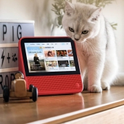 前335件、18日0点：TMALL GENIE 天猫精灵 CC7 带屏智能音箱 星月白