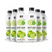 京东极速版：惠寻 柠檬味无糖苏打水饮料 480ml*6瓶