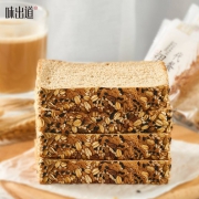 味出道 黑麦全麦代餐面包1000g整箱