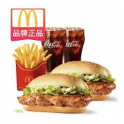 聚划算百亿补贴：麦当劳 一起板烧鸡腿堡 双人套餐 单次券