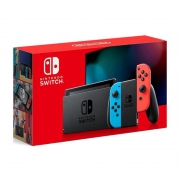 10点开始、SUPER会员：Nintendo 任天堂 日版 Switch游戏主机 续航增强版 红蓝