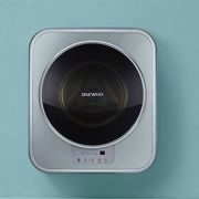 20点：大宇 DAEWOO 小型迷你壁挂式 滚筒洗衣机 苏格兰银