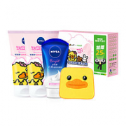 88VIP！NIVEA 妮维雅 美白洗面奶小黄鸭礼盒 100g*2+50g洁面乳膏