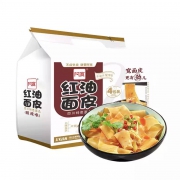 限1600件、18点:阿宽 四川铺盖面红油面皮 4包装 420g