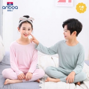 安宝儿 夏季儿童莫代尔薄款套装