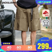 杰克琼斯 21年新款 工装休闲风 男夏季薄款宽松短裤