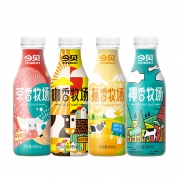 今贝牧场 网红香蕉牛奶 椰汁甜牛奶450ml*5整箱