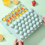 食品级材质！Neyankex 带盖圆形冰球冰格模具 33格