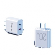 3C认证！Yoobao 羽博 PD20W 双口 充电头
