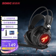 11日0点：SOMiC 硕美科 G941 耳罩式头戴式有线耳机 黑色