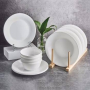 Corelle 康宁 耐高温玻璃碗碟盘套装 12件