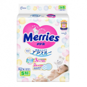 PLUS会员！Merries 妙而舒 婴儿纸尿裤 S82片